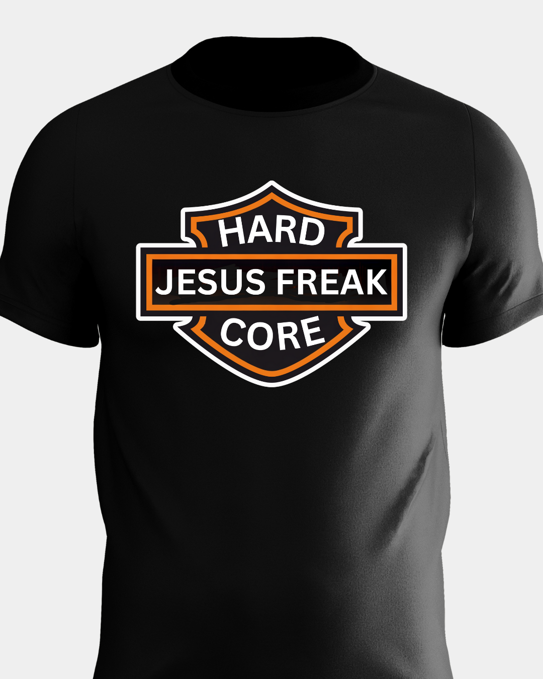 Hard Core Jesus Freak Biker Shirt