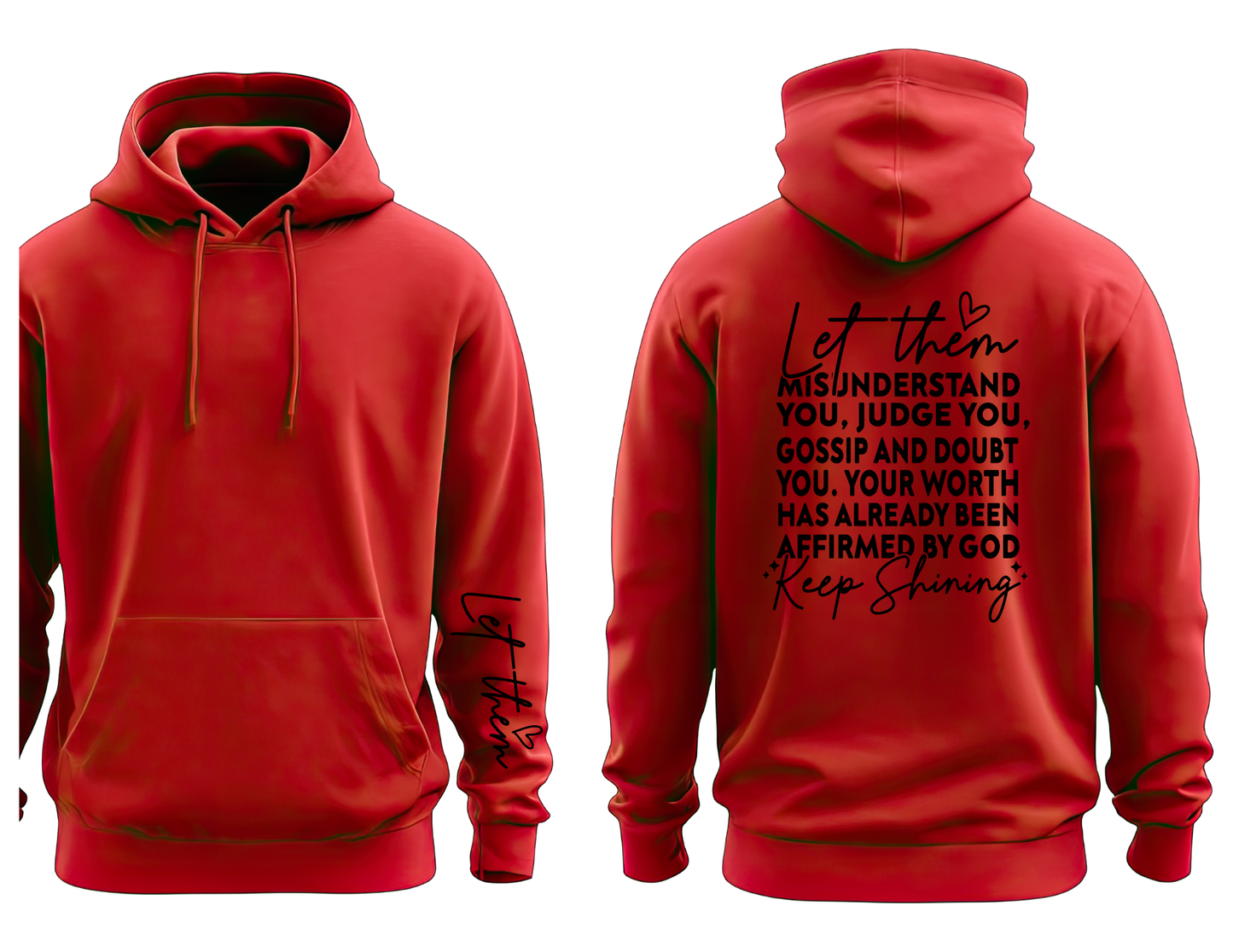 Dear Person Behind Me Let Them Pullover Hoodie