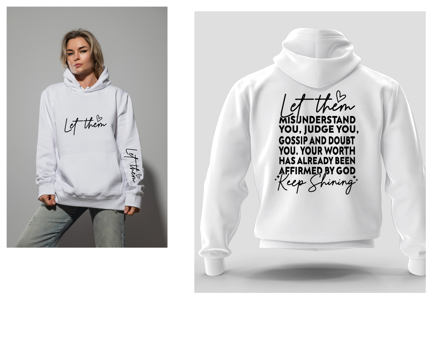 Dear Person Behind Me Let Them Pullover Hoodie