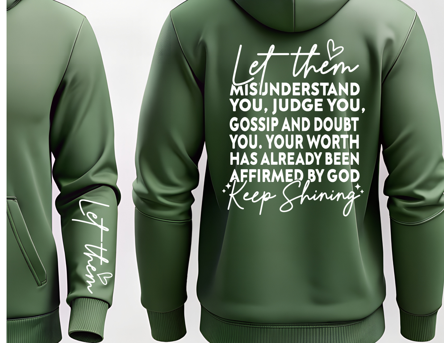 Dear Person Behind Me Let Them Pullover Hoodie