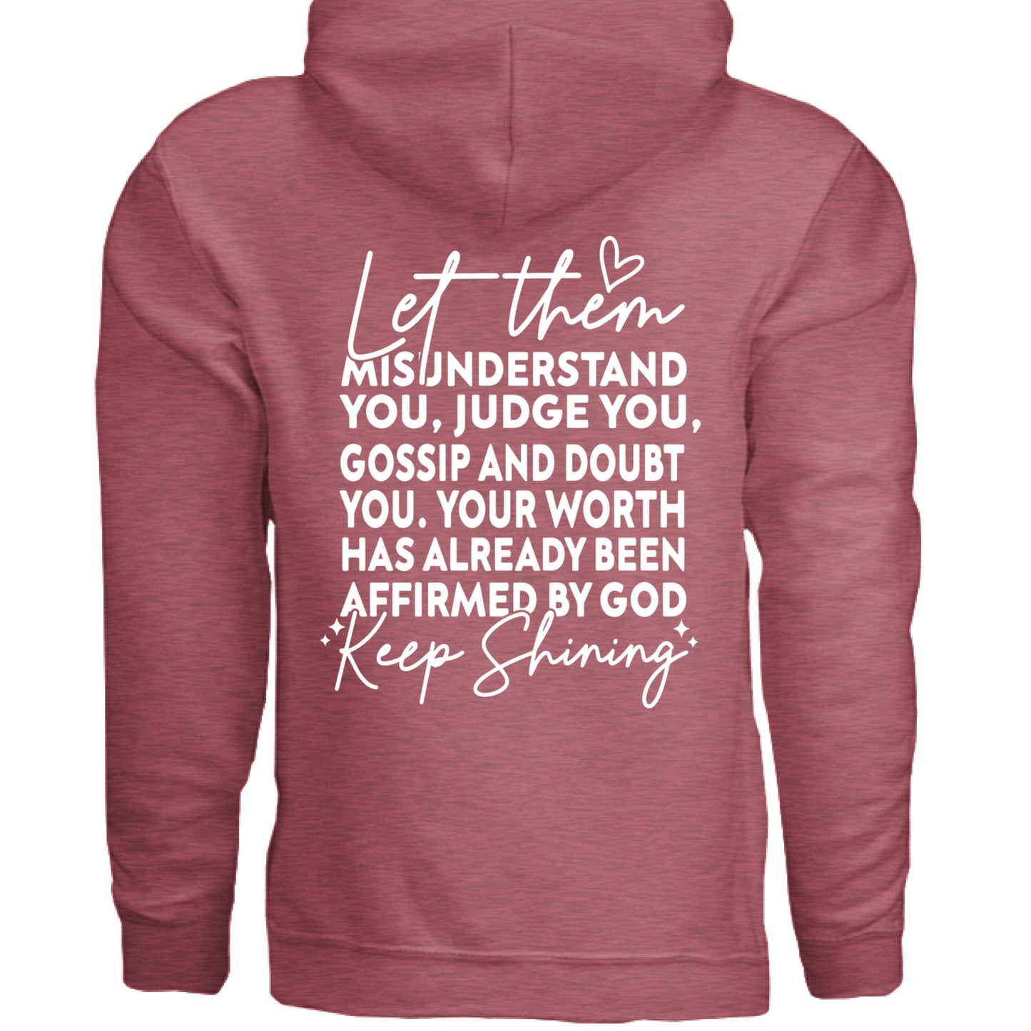 Heather Sport Scarlet Red - BACK