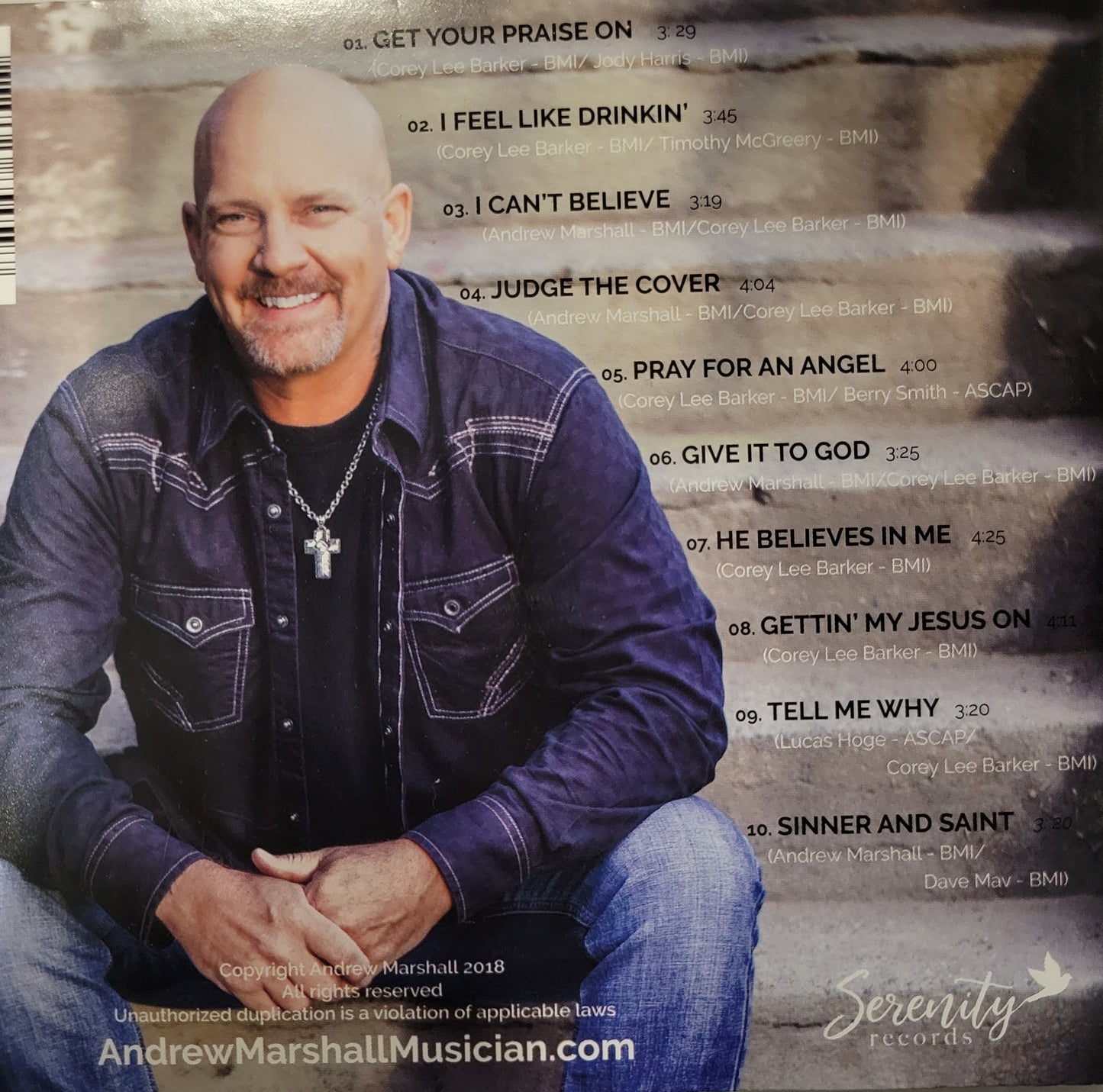 Sinner & Saint - Andrew Marshall CD